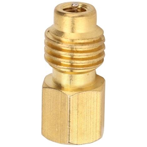 DEESSE SHOP-Adaptateur 1 / 4SAE Femelle Au Connecteur Adaptateur MâLe 1 / 2ACME pour Climatiseur De Voiture R134A (1/5)