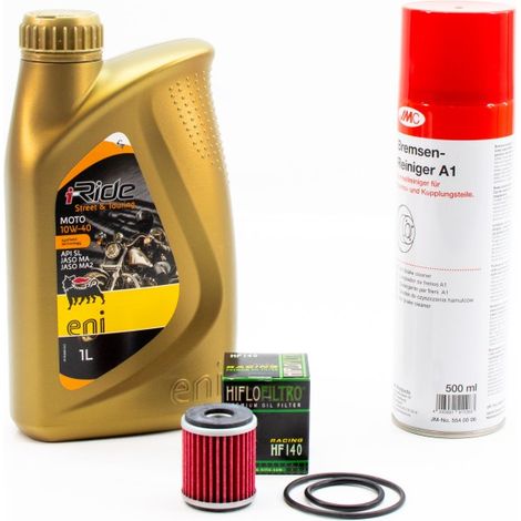 Kit Entretien Vidange pour YAMAHA YZF-R 125 de 2015 à 2024 - ENI I-RIDE MOTO 10w40 1L
