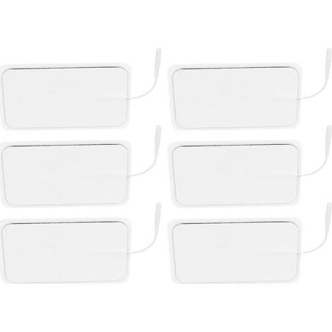 6 électrodes de thérapie TENS réutilisables, hypoallergéniques pour soulagement de la douleur (1/5)