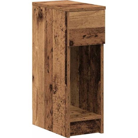 Maison Exclusive - Comodino con Cassetto Legno Antico 20x36x60 cm