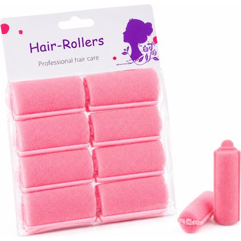Rouleaux à Cheveux en Mousse 3.0 (8 pièces) - Bigoudis Sans Chaleur pour des Boucles Douces (1/5)