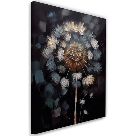 Tableau déco Fleur de souffleur peinte Nature 70x100 (1/5)
