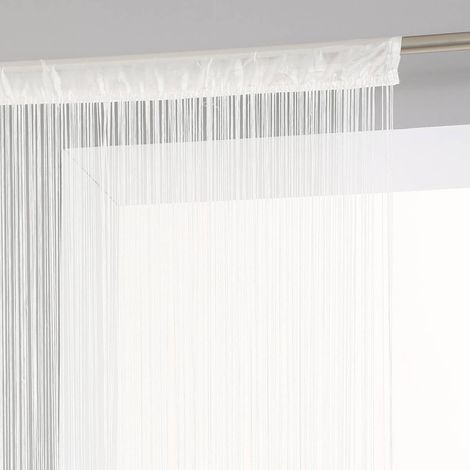 Tenda Lanka avorio filo bianco 90x200cm - Atmosphera créateur d'intérieur