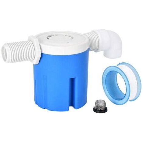 Swimming pool level regulator, automatic float valve for water level - integrated side inlet - float valve regulator for car washes - for swimming pools, tanks (20 mm) (1/5)