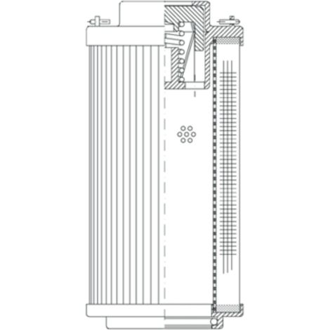 Reemplazo de filtro hidráulico WIX R50D20AV SH74680 HY13583 P959090 HF35548
