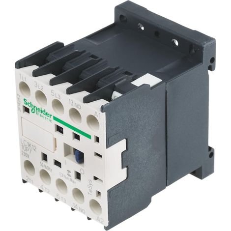 Contacteur Tripolaire - 1 Unité - Montage DIN - 12A AC-3 - Pour Moteur 5,5kW - Bobine 230V