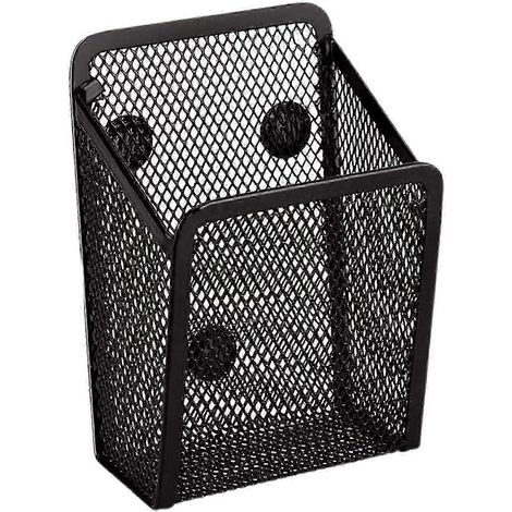 Ensemble d'armoire de rangement, optimise l'utilisation de l'espace, porte-stylo magnétique, facile à installer, pliable, étagère de rangement compacte, lWG-26 C noir. (1/5)