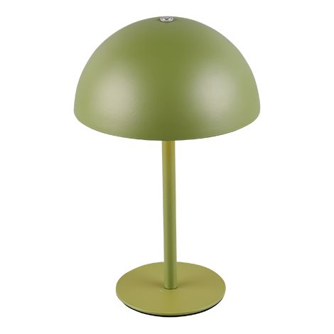 Lampada da tavolo LED, metallo, verde, 13x21x13 cm, Munoz (1/4)