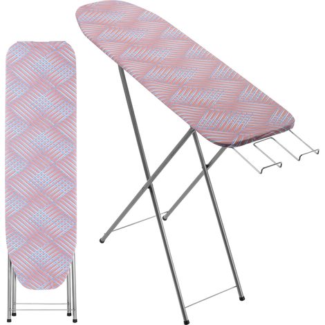 KADAX Bügelbrett mit Fach, 104x30cm Dampfbügelbrett