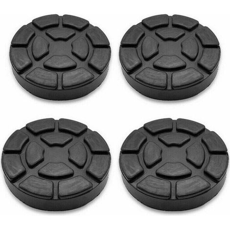EASYCOMFORT 4X Patins en caoutchouc 120 mm pour plaque de 110 mm Réceptacles Supports Antidérapants pour Ponts Élévateurs Outils de Réparation Auto (1/5)