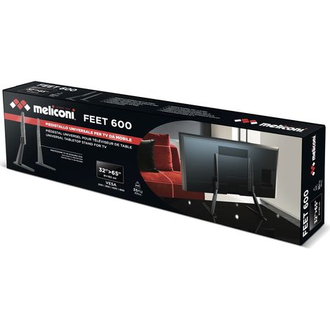 Meliconi FEET 600 165,1 cm (65") Noir (1/4)