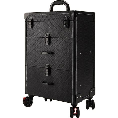 Boîte de rangement, design multifonctionnel, grande capacité, 1103MK-BLACKGRID (1/2)
