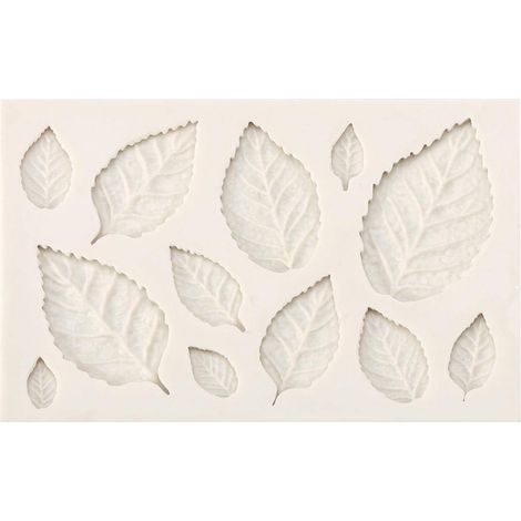 Moule alimentaire 3D feuilles forme Silicone moule créatif chocolat moule gateau cuisson moule multifonction bricolage artisanat outils de décoration pour biscuit fondant sucre argile savon, (1/5)