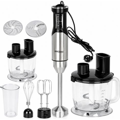 Licuadora de 1500 W con accesorios  Kraft&Dele (1/5)