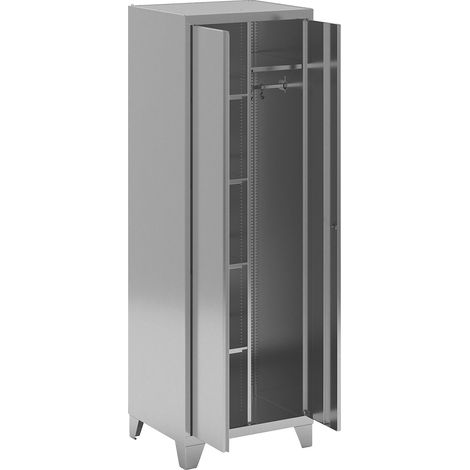 FRANKEL kaiserkraft, Armoire pour produits de nettoyage en inox