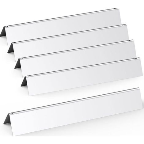 Barres Flavorizer 5 pièces Acier inoxydable Pour Weber Spirit 300 et 700 57 cm (1/5)
