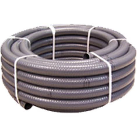 Tubería flexible de PVC gris Hidrotubo Flex 20 mm - Rollos de 25 m