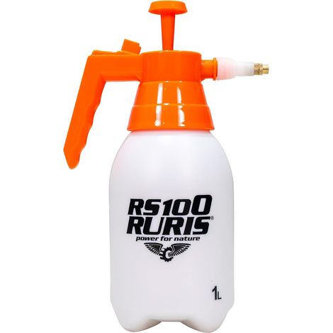 RURIS Pulvérisateur Manuel RS 100, Réservoir 1L, Buse en Cuivre Ajustable, Pression 2 Bar, Poignée avec Blocateur, Compact et Léger, Jardin et Serre