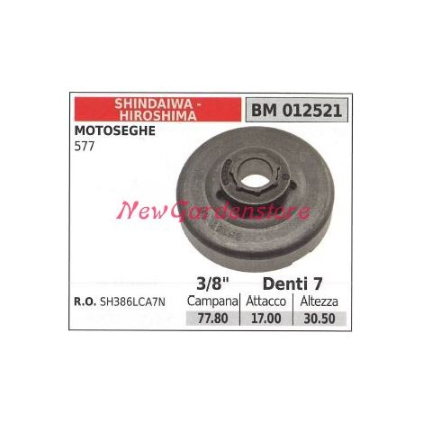 Pignone SHINDAIWA motore motosega 577 3/8' denti 7 012521