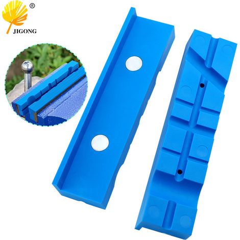 Bande de protection magnétique pour mâchoires d'étau d'établi, patin antidérapant universel pour mâchoires, manchon de protection, accessoires pour mâchoires souples (1/5)