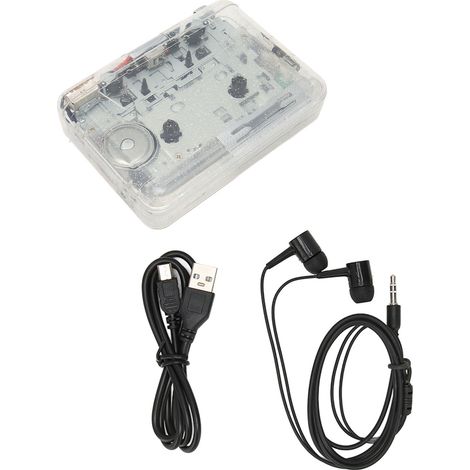 Convertisseur USB Cassette vers MP3 Professionnel, lecteur de cassettes portable pour ordinateur et voiture, conversion audio en MP3 (1/5)