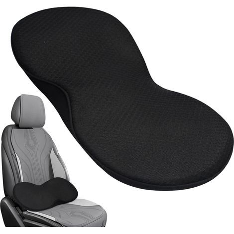 Soutien lombaire pour siège auto Coussin lombaire ergonomique Coussin de dossier de voiture Soutien lombaire en mousse, coussin lombaire réglable, soutien de posture pour siège auto, soutien lombai (1/5)