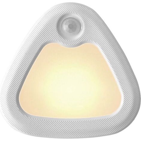 Bewegungsmelder Lampe, intelligente menschliche Körper Sensor Lampe, batteriebetriebenes Nachtlicht, Schrank Bettlampe, Nachttischlampe, Sensorlampe (1/4)