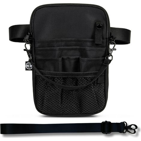 Marsupio da cintura per infermieri 4 in 1 con tasche per attrezzature mediche, porta nastro e comodo spazio per stetoscopi, forbici per bende e forniture di emergenza, adatto per studenti e infermieri (1/5)