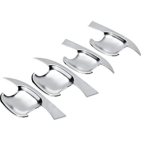 4 pièces garniture de protection poignée de porte extérieure pour MG ZS 2017-2018 argent (1/5)