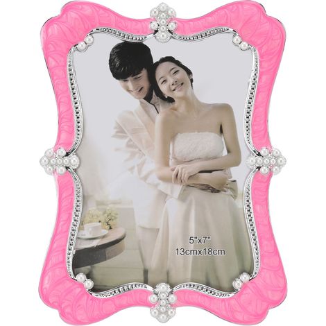 Cadre Photo Moderne en Plastique pour Famille - Décoration de Table Chambre à Coucher Salon (1/5)