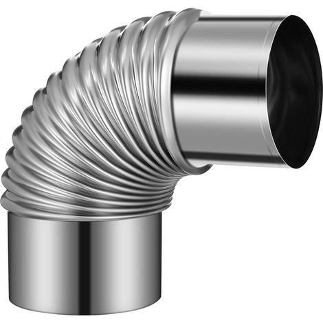 de cheminée en acier inoxydable 8 cm accessoire de chauffage (1/5)