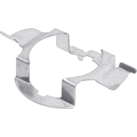 8 adaptadores de bombillas para faros delanteros de acero inoxidable plateado (1/2)