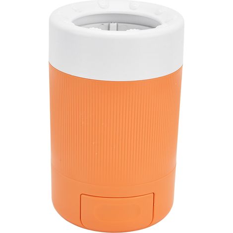 Nettoyeur de Pattes pour Chien Portable, Coupe de Lavage Léger pour Soins des Pattes d'Animal Domestique à Domicile Orange (1/5)