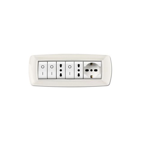 PLACCA LIFE LIVING PLAST BIANCO 7P CORNICE BIANCO- 1,0 pz