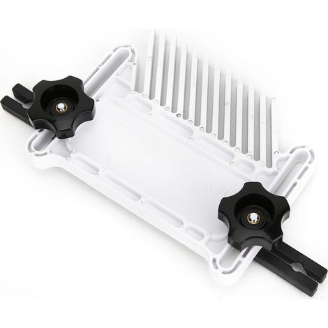 Outil de menuiserie à rainurer, équerre inversée, accessoires pour outils électriques, rainure de chanfrein unique, style B, blanc (1/5)