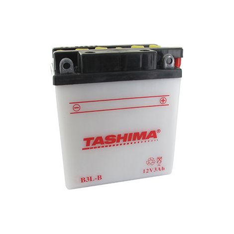 Batterie Blei Tashima Verstärkt 12V, 3A. L: 98, B: 56, H: 110 mm, + rechts Für Scooter Motorräder. (Mit getrenntem Säure geliefert). - B