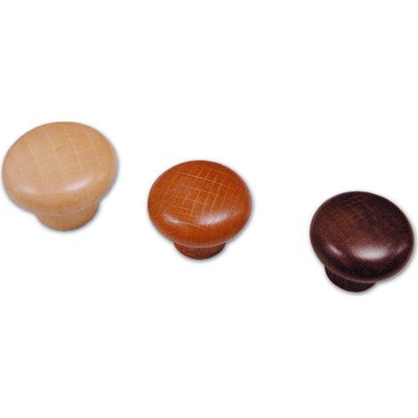Pomolo Legno 105/A Noce Chiaro