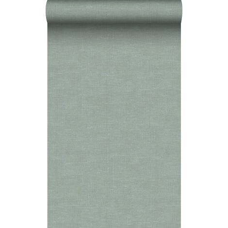 papier peint lin vert céladon - Origin Wallcoverings (1/5)