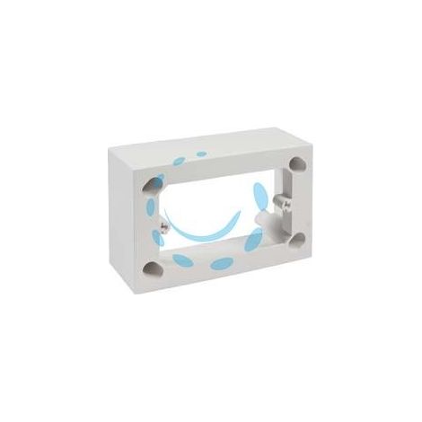 SCATOLA FONDO UNIVERSALE PER SUPPORTI E PLACCHE 3 POSTI IP30 - mm.120x45x80h.- (1723.B)