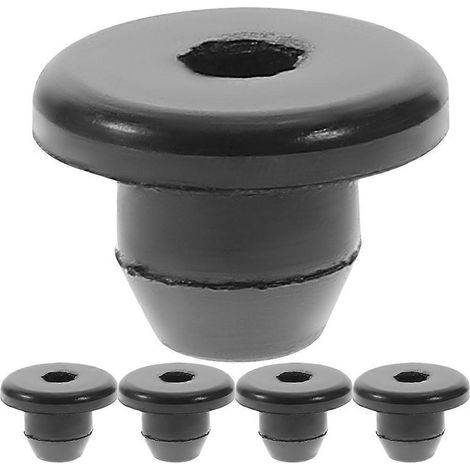 bouchons en caoutchouc pour cric, bouchon de remplissage d'huile, bouchon pour cric de sol-1.4X1.4X1.4CM-Black (1/4)