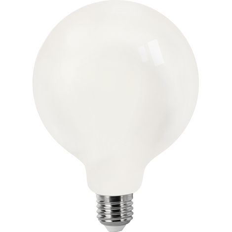 Lampadina led Matel filamento e27 g125 4w opale caldo (1/2)