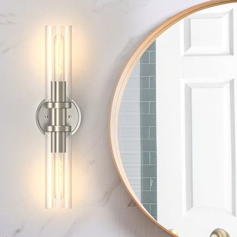 Éclairage Miroir Salle de Bain - Lampe Murale LED Contemporaine - Tube en Verre Dimmable - Pour Couloir/Chambre (1/5)