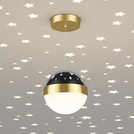 fée étoile suspension globe lampe suspendue étoile projecteur chambre d'enfant plafonnier luminaire 12W LED suspension lumières (1/4)