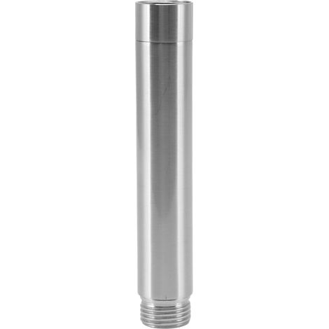 Tube d'extension douche en acier inoxydable pour réhausser support de pomme de douche à main salle de bain 10 cm (1/5)