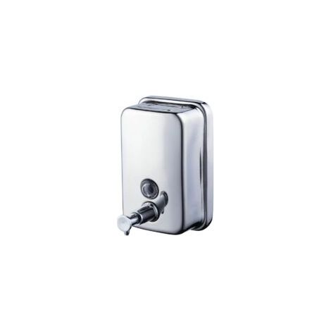 18oz/ 500 ML Distribuidor de Savon Mural pour Cuisine et Salle de Bain, Acier Inoxydable, Chrome Poli, BA4028SS5 - Crezuo (1/3)