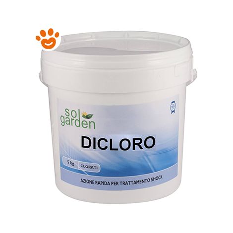 Solgarden Dicloro 56% - Cloro Granulare  - Solgarden Dicloro 56% - Cloro Granulare - Confezione Da 10 Kg