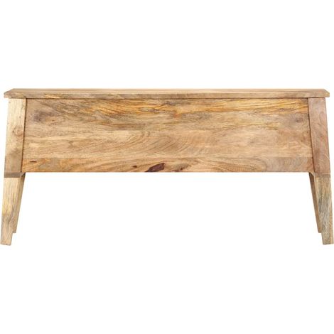 Maison Exclusive - Cassa Portaoggetti 99x35x48 cm in Legno Massello di Mango (1/5)