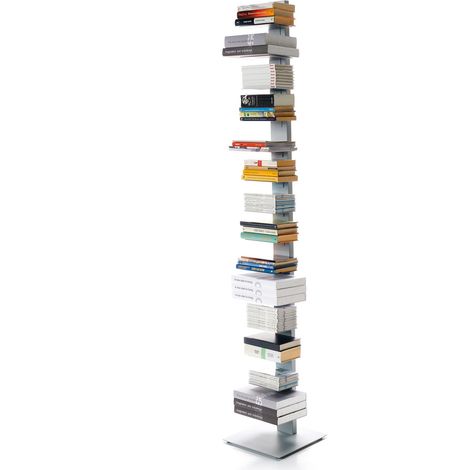 Sapiens  Grande - Alluminio verticale porta libri BBBItalia Sintesi in metallo Bruno Rainaldi (1/4)