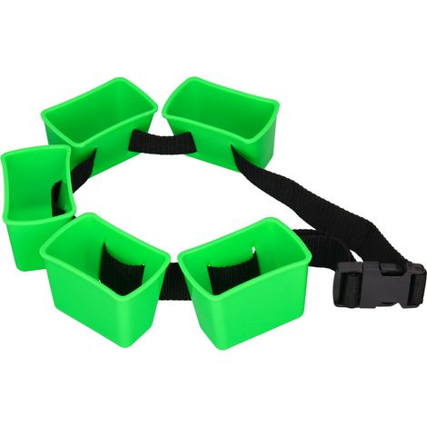 Cintura di resistenza per sport acquatici con coppe di sicurezza, colore verde AS193265 (1/5)