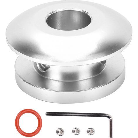Pomello del cambio, blocco avviamento, cappuccio limitatore, fissaggio coperchio antipolvere, universale, adatto alla maggior parte delle auto (C (argento)). (1/5)
